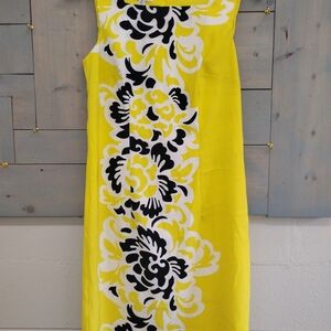 Yellow Floral Women's Dress